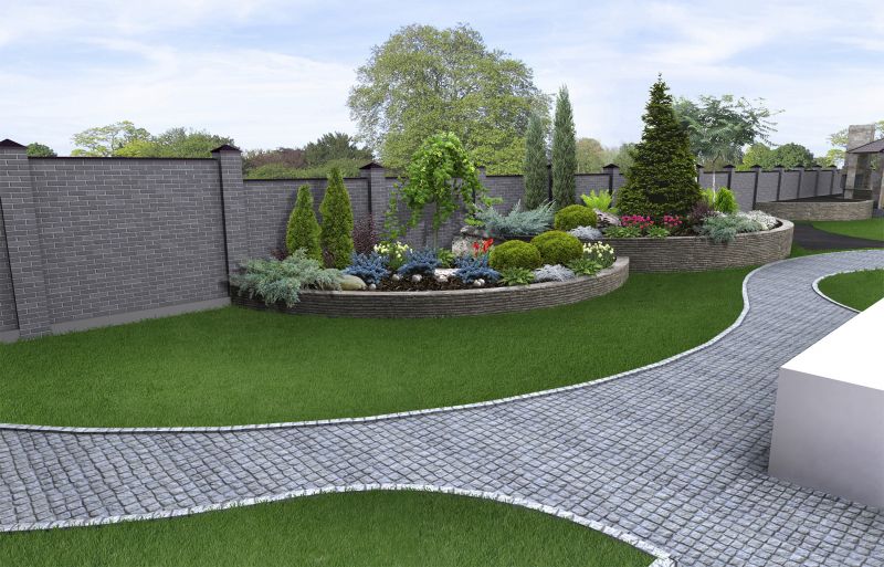 Pathway with Border Pavers